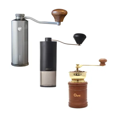 Handheld Retro Style Coffee Grinder Portable Vintage Manual Utensil Made Wood Metal Iron Grinding Coffee Beans Business Features