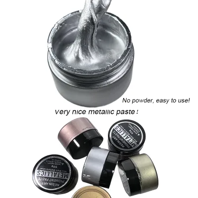 50g Uniform Texture Metallic Epoxy Mixing Paste Durable Gloss Effect for Studio Art Hand Painted Ornaments