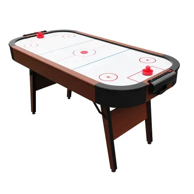 Factory Wholesale Price 6ft Size Air Hockey Game Table with Foldable Leg for Easy Storage Free Pucks & Strikers
