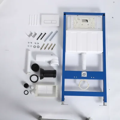 Easy Install Front Actuation Bathroom Wc Concealed Cistern Universal Fit In-Wall Tank System