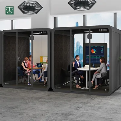 Tiange Sound Proof Cabin Portable Diy Soundproof Drum Office Telephone Phone Booth for Sale