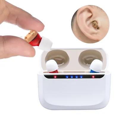 Great-Ears Audifonos Para Sordos Mini Amplified Hearing CIC Hearing Aids Magnetic Suction Charging Hearing Aids Rechargeable