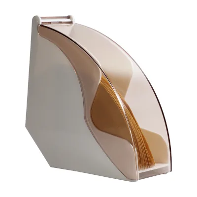 Hand Drip Coffee Filter Paper Holder Storage Rack With Acrylic Cover Dispenser Storage Barista Tools for Kitchen Utensils