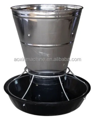 Aoxin Farms Portable Plastic Chicken Feeder New Condition Poultry Feeding Equipment Pig Sheep Cattle Use Farm Livestock