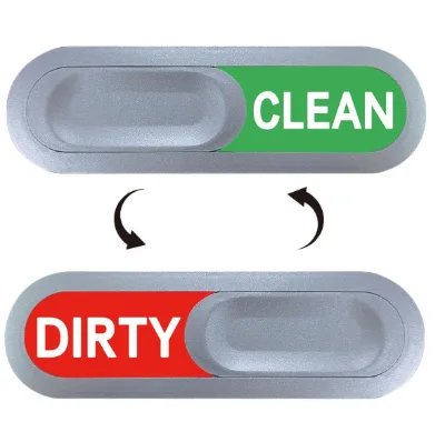 Trustworthy Factory Quality Home Kitchen & Restaurant & Canteen Magnet Clean and Dirty Dishwasher Sign, Fridge Home Decor