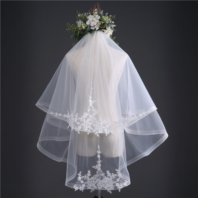 2022 New Arrival Lace Soft Tulle Veil Bridal Veils Wedding Accessories
