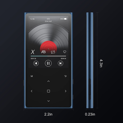 32GB Zinc Alloy Mini Digital MP3 Player with FM Radio Voice Recorder Video Player FLAC Support for Screen