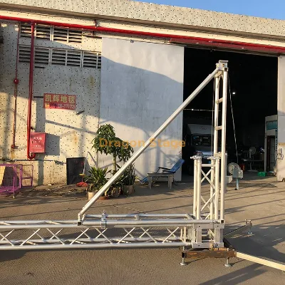 Dragonstage Truss Tower Erector Portable for Installing Aluminum Alloy Lighting Truss Pillar