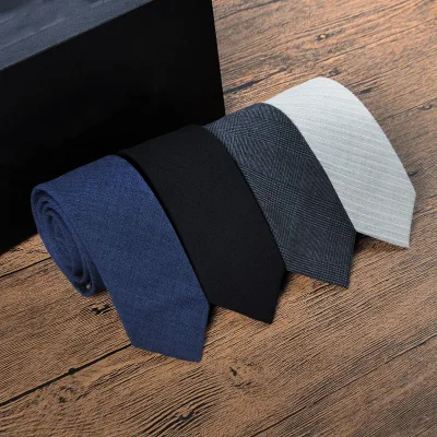 Low Moq Slim Korean Wool Tissu Jacquard NeckTie Suit for Men Fathers Day Gifts 2026 Teacher Appreciation Gifts Men's Neckties