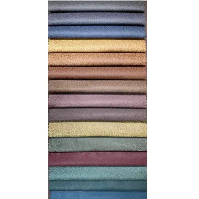 JL21227 - Rafale dyed knitted polyester soft velvet fabrics for sofa Bronzed modern tufted sofa