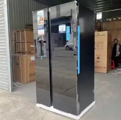 C 606L Home Refrigerators Ice Machine Equipment Inverter Large Refrigerator Two-door Refrigerator for Home with Ice Maker 220v