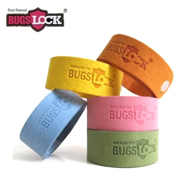 New Arrival High Quality Custom Oem Herbal Essential Oil Baby Adult Leather Anti Mosquito Insect Repellent Band