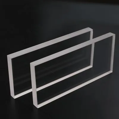Wholesale High Quality Engineered Quartz Sheet Quartz Glass Shaped Laser Drilling Sheet Quartz Tube Sheet