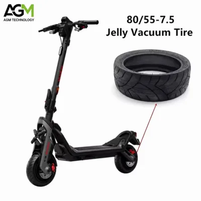 Jelly Vacuum Tire for Ninebot by Segway GT3 Electric Scooter Outer Tire Replacement 80/50-7.5 Tubeless Self-healing Parts