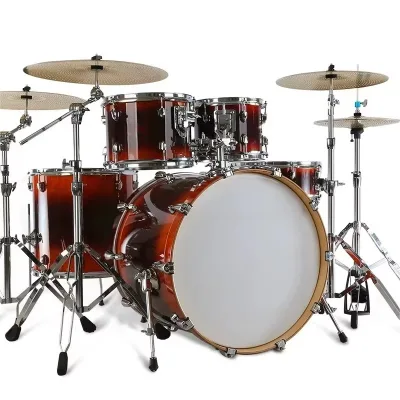 Wholesale custom-made children's drum kit with 5 drums and 4 cymbals - excellent sound quality