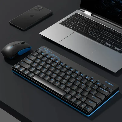 MOFii X210 Quiet Silent Comfort Typing 1000 DPI Multimedia Keys Desktop Notebook Office Wireless Keyboard Mouse Combo