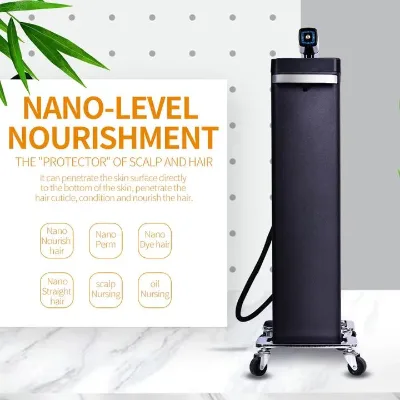 Hair Salon Equipment with Spray Gun Salon Oil Machine Hair Color Processor for Hair Treatment Steamer Machine with Blue Light