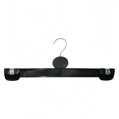 Durable Metal Ball Tip Hook Clip Hanger with Slim Profile Spring Clips and Decorative Center Disc for Boutique Display Hanger