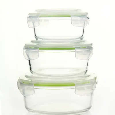 600 ml Handmade High Borosilicate Glass Heat Resistant Glass Bowl Keeping Fresh