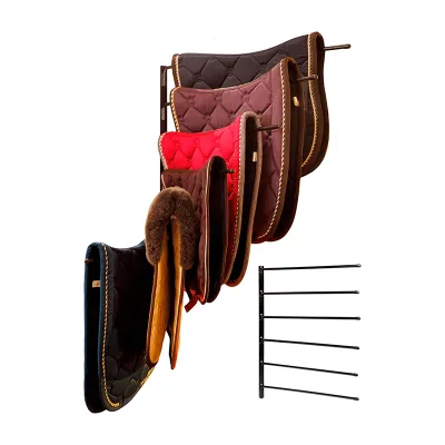 Saddle Rack Wall Mounted 6 Tiers Rotating Horse Saddle Holder Saddle Hanger