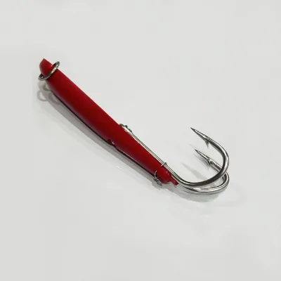 Plastic Deep Sea Trolling Lure Double Hook for Mackerel Tuna Shark