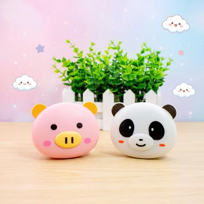 Latest Design Plastic Contact Lens Case Hign Quality Cute Style Cartoon Contact Lens Cases