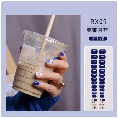 Hot Selling Wholesale Women Hand Made Press on Nails Custom Packaging Press on Nail Set 30pcs