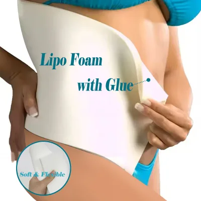 2025 New Sticky Lipo Foam Tummy Tuck Compression Pads with Gel Post-Surgery Recovery 3 Pack Ab Cushion Surgery Recovery Supplies
