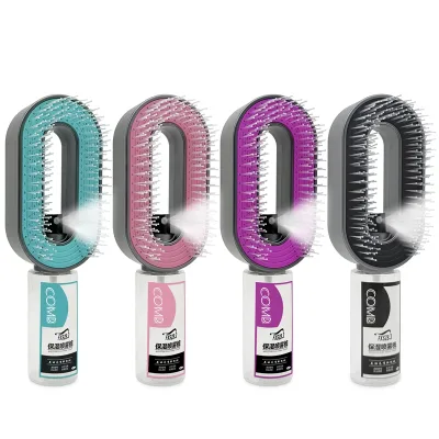 Prevent Hair Loss Hair Moisturizing Spray Comb New Arrival 2-in-1 Massage Spray Brush Anti-static Long Bristles Detangler Brush