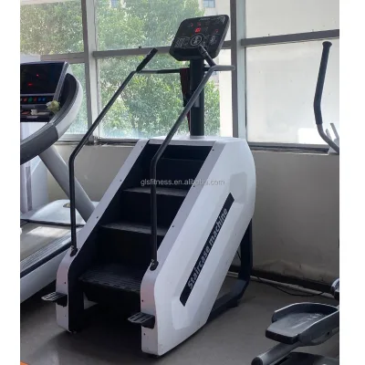 Professional Commercial Electric Stair Master with Smart Touch Screen and Heart Rate Monitor for Gym Cardio Training