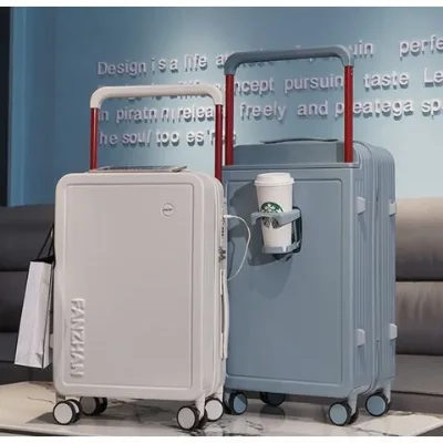 OEM supplier ABS luggage & wide pull rod luggage for travelling