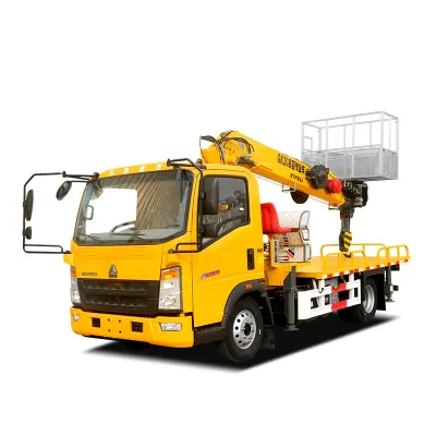 China Factory Direct Delivery 20m 22m Telescopic Arm Straight Arm Aerial Work Platform Vehicle Aerial Work Vehicle