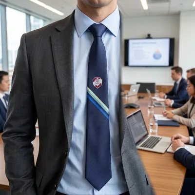 Polyester  Tie Eco-Friendly Business  Style Can Customize Logo Custom Color and Size Ties
