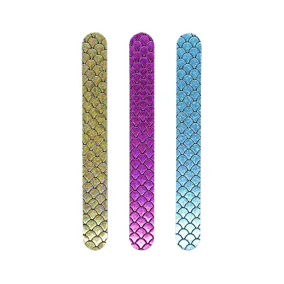 Cheap Private Label Professional Durable Gradient Texture Nail File Logo Custom Printing Nail Files 100/180 Emery Board