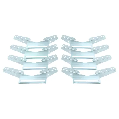 (8) for Pontoon Wing Brackets Bunk Bolster Boat Pontoon Trailer V Wing Brackets
