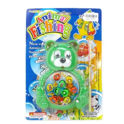 Factory Cheap Funny Fish Game Kids Pretend Play Fishing Toy Wind up Fishing Game Toy