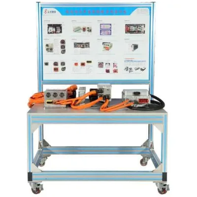 Students' Training Platform High Voltage Control System Pure Electric Vehicle Automotive Teaching Instrument Made Iron White