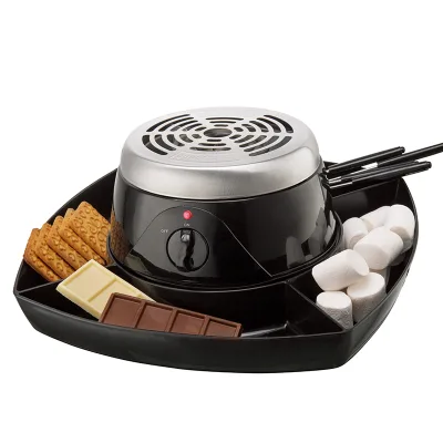 OEM Hotsale Indoor Tabletop Electric Smores Maker Kit with Forks ETL Approved