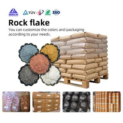 High Wear Resistant Rock Flake For Shopping Mall Epoxy Terrazzo Flooring High Traffic Area Factory Bulk Supply