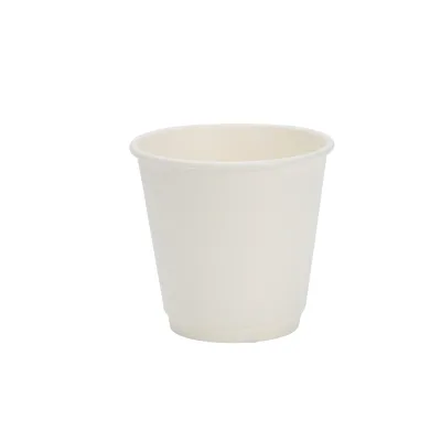 OEM Custom Printed Hot Coffee Paper Cup with Tight Fitting Lid 12oz 16oz Disposable Cafe Beverage Cups