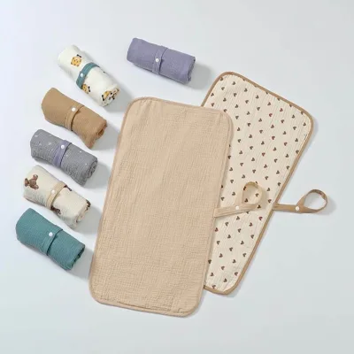 IVY Cost-effective Portable Baby Changing Mat Infant Diaper Printed Changing Pads