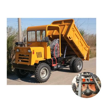 Grain Soil Concrete Transport Vehicles Transporting Grain Bricks Coal Freight Vehicles 25 Horsepower Two Seater Cargo Truck