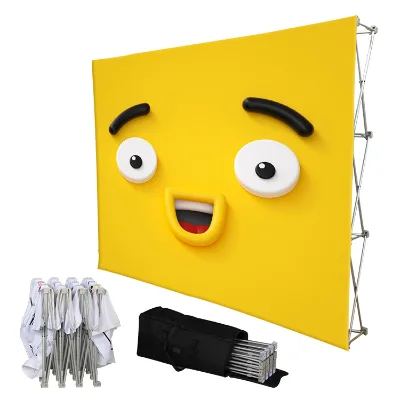 Expomax Custom Size Straight Fabric for up Display Stand for Trade Shows