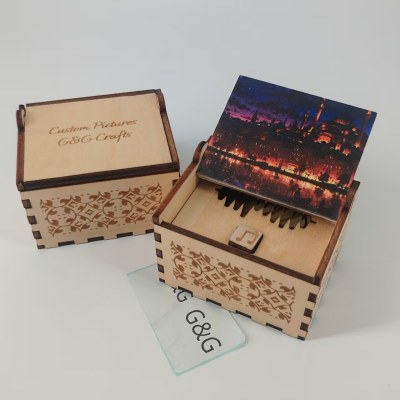 Sound Buttons Music Gift Electronic Music Box Custom Wooden Music Box Custom Song
