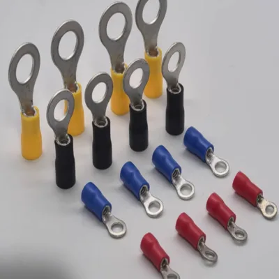 Cable O-Shaped Connector Ferrule Quick Wiring Round Electrical Rv Wire Crimp Cold Pressed Brass Ring Terminal Set