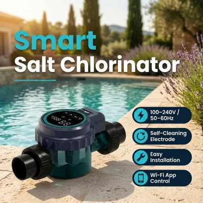 Factory Intelligent Pool Salt Chlorine Generator Systems Auto Self-Cleaning Anti-Corrosion WiFi App Control Gerador De Cloro