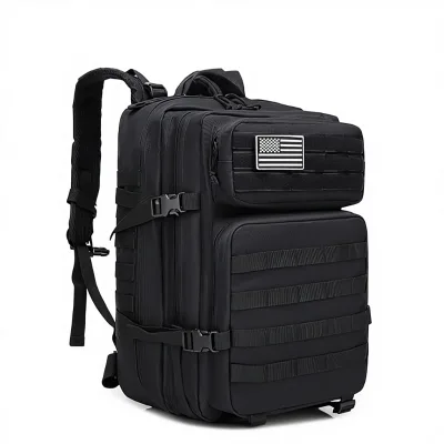 Large 45L Capacity 3P Pack Multifunctional Tactical Backpack with MOLLE System for Outdoor Sports Use Place of Origin None