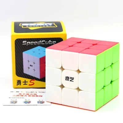 QIYI Warriors S Cube 3*3*3 Three - Order Cube Kids Puzzle Toys