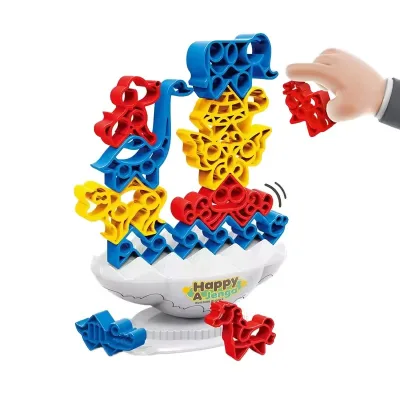 Parent-child Interaction Vs Board Game Children Balance Building Blocks Stacked Music Puzzle Assembling Thinking Creative Toys