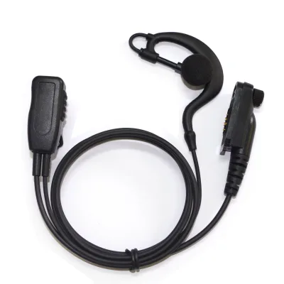G Shape Walkie Talkie Earpiece with Mic for Tait Two Way Radios TP8100 TP8110 TP8115 TP8120 TP8135 TP8140 TP7110